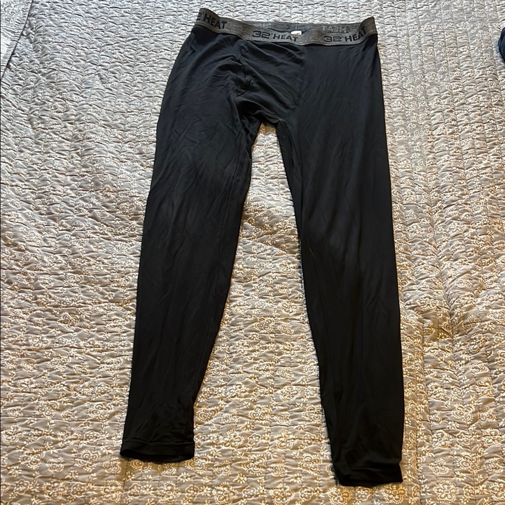 32 Degrees Black Heat Tights
